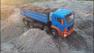 truck rc 4x8 total traction claudios rc chanel [upl. by Sdlonyer657]