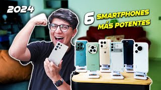 Top 6 mejores smartphones GAMA ALTA 2024 hasta ahora [upl. by Yrgoerg167]