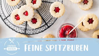 Feine Spitzbuben – Plätzchen selbermachen  Hildakekse backen I Einfach Backen [upl. by Llertnauq]