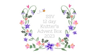 Sew Sweet Violet  12 day Knitter’s Advent Box 2023 [upl. by Amoihc395]