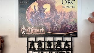 Let’s Look at Oathmark Orc Infantry  Plastic Miniature Review [upl. by Edison]