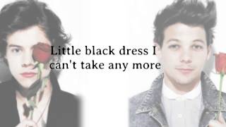 One Direction  Little Black Dress Lyrics  Pictures HD [upl. by Ernaldus]