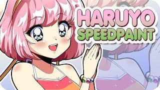 Haruyo Iwata  Speedpaint [upl. by Mehalek]