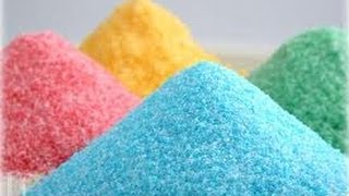 How to make colored sugar [upl. by Erdna]