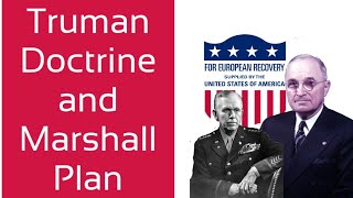 Truman Doctrine and Marshall Plan  Cold War History  UPSC  JNU  SAU  NET JRF [upl. by Sherborn]