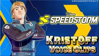 All Kristoff Voice Clips • Disney Speedstorm • All Voice Lines • 2023 Jonathan Groff [upl. by Cam]