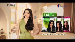 Indica Creme Hair color  AddColorToYourLife  Tamil TVC  Trisha  Cavinkare [upl. by Vilberg]