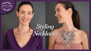 How to style statement necklaces  quotParisian chicquot  Justine Leconte [upl. by Aicatsue]