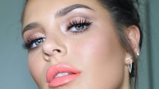 Chloes ORGASM Makeup Tutorial Natural Peachy Flush [upl. by Enaled]