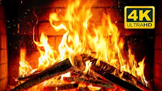 🔥 Cozy Fireplace 4K 12 HOURS Fireplace with Crackling Fire Sounds Crackling Fireplace 4K [upl. by Notsuh]