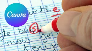 Tuto correcteur d’orthographe dans Canva gratuit et facile [upl. by Cirde984]