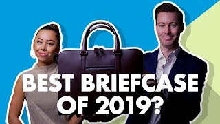 The Best Mens Leather Briefcase Of 2019 [upl. by Okia]