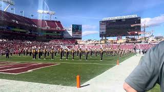 LSU band taking field at halftime of 2024 Reliaquest Bowl [upl. by Sperry743]