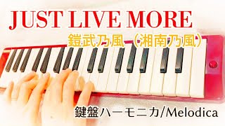 【Melodica】JUST LIVE MORE（鎧武乃風湘南乃風）鍵盤ハーモニカKAMEN RIDER GAIM仮面ライダー鎧武 [upl. by Elleiad]