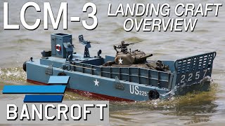 Bancroft LCM3 116 Scale 38quot Landing Craft  Motion RC [upl. by Rojas812]