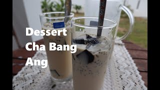 Resepi Dessert Cha Bang Ang viral di Thailand [upl. by Akirdnahs]