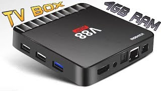 SCISHION V88 PIANO TV BOX RK3328 4GB RAM 16GB ROM Android 7 1 [upl. by Herates183]