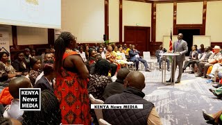 President Ruto at the Diaspora Town Hall with Kenyans living in Berlin Germany [upl. by Erleena]