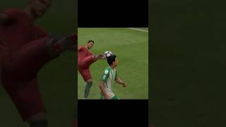 Ronaldo Power Shot shorts ronaldo cr7 fifa19 footballshorts viral [upl. by Aerdnaed]