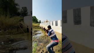 Fisherman unique hook fishing in the big canal fishingmethods fishingtechniques canalfishing ￼ [upl. by Joannes]