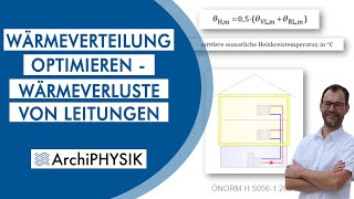 Wärmeverteilung optimieren  Wärmeverluste von Leitungen berechnen  ArchiPHYSIK Einsicht [upl. by Forta]