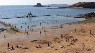 Timelapse grande marée à Saint Malo [upl. by Ettennej]