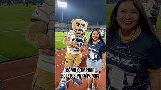 Cómo comprar boletos para partidos de Pumas ⚽️🎟️ pumasmx [upl. by Yacov209]