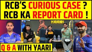 🔴IPL 2025 RCB KA CURIOUS CASE AUCTION REPORT CARD QampA WITH YAARI [upl. by Eeralav762]