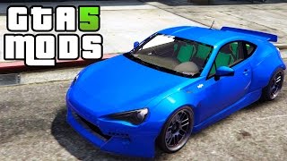 GTA 5 PC MODS  Rocket Bunny Toyota GT86 GTA 5 CAR MOD [upl. by Jaylene]