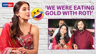 Sara Ali Khan reveals most heartwarming moment from RadhikaAnant Ambanis Jamnagar prewedding [upl. by Cigam566]