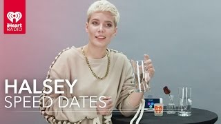 Halsey Speed Dates  Exclusive Fan Moment [upl. by Amzu]