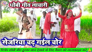 सेजरिया चढ़ गईल चोर  भोजपुरी धोबी गीत  Bhojpuri Dhobi Geet Lachari Video Song 2024 [upl. by Tryck]