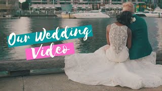 Our Wedding Video  Mr amp Mrs Evans  Interracial Couple [upl. by Beitz318]