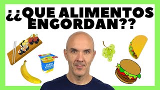 Los 13 ALIMENTOS que  ENGORDAN  Según la CIENCIA  🍩🍕🍗 [upl. by Novanod]