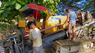 The XCMG D100x140 S3 horizontal directional drill in action  with pipeline video 🚜😱✨ [upl. by Aivekahs]