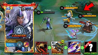 LANCELOT INSANE TRUE DAMAGE amp FULL DAMAGE BUILD 99 BROKEN  NEW BEST BUILD TO COUNTER META HEROES [upl. by Niveg]