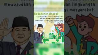 Tujuan Prabowo untuk meningkatkan ketahanan energi indonesia ProgramPresiden [upl. by Sidoney]