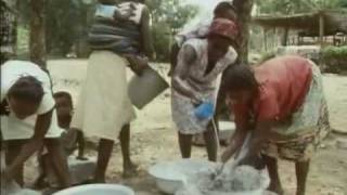 Tribes Ghana Africa supplement diet wiith eating clay [upl. by Ellennahc]