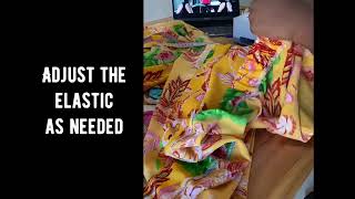 How To Pull Elastic Through A Waistband Sewing Tutorial Fashion Hacks Beginner Friendly [upl. by Eniamrej294]