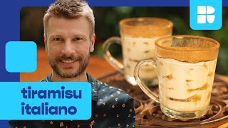 Tiramisù italiano  Rodrigo Hilbert  Tempero de Família [upl. by Nevanod]