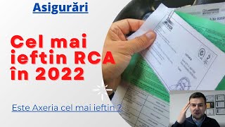 Cel mai ieftin RCA in 2022 este la Axeria [upl. by Marra]