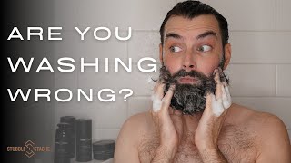 The Best Way to Wash Your Beard  Beard Wash Tutorial [upl. by Swanhildas]