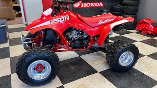 1988 Honda TRX250r SOLD DampA Restorations [upl. by Johnstone152]