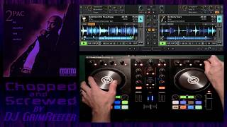 RIP 2Pac Mix Chopped amp Screwed by DJ Grim Reefer [upl. by Shiri611]