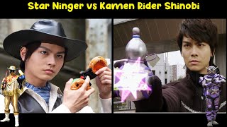 Kamen Rider Shinobi vs Star Ninger henshin  Hideya Tawada [upl. by Procter]