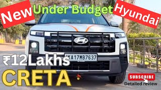 Hyundai Creta Facelift 2024  12Lakhs Detailed Walk around  Abhijeet Kumar [upl. by Tony593]