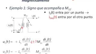 SIGNOS ECUACIONES BOBINAS ACOPLADAS [upl. by Myrah]