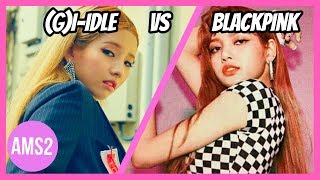 GIDLE VS BLACKPINK VOCAL DANCE RAP VISUAL amp MORE [upl. by Graehme807]