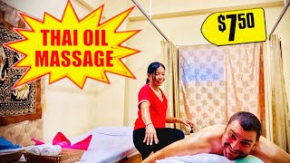 ASMR RELAX 7 THAI OIL MASSAGE 🇹🇭 PATTAYA THAILAND [upl. by Ecnadnac517]