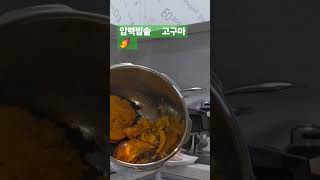 처음 경험 압력밥솥 고구마 🍠 실페 [upl. by Ainafets]